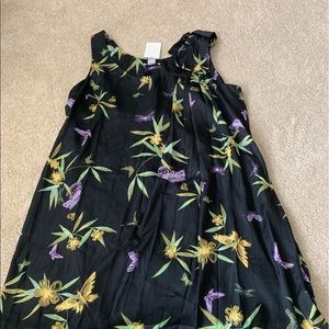 H&M Bow shoulder black dress